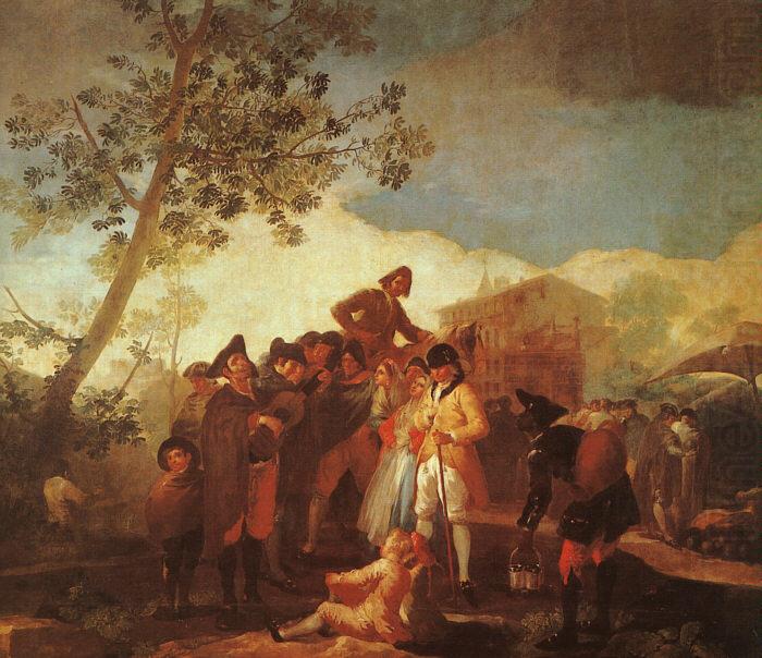 Blind Man Playing the Guitar, Francisco de Goya